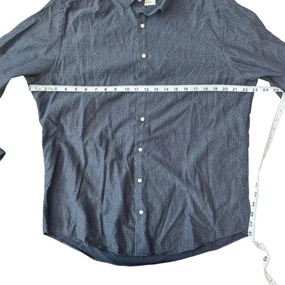 Ben Sherman Long Sleeve Button Down in Floral Print. Size 16- Neck/ 34-35 - Picture 9 of 12